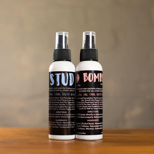 Bombshell Stud and Bombshell Hair Growth Duo